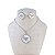 Conjunto Folheado Ouro 18k e Prata 925 Espírito Santo Madrepérola Cravejada - Imagem 2