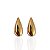 Brinco Folheado Ouro 18k Gota Comprida - Imagem 1