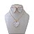 Conjunto Folheado Ouro 18k e Prata 925 Coração Madrepérola - Imagem 1
