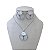 Conjunto Folheado Ouro 18k e Prata 925 Três Oval Madrepérola - Imagem 2
