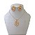 Colar Folheado Ouro 18k e Prata 925 Gota Cravejado - Imagem 1