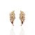 Brinco Folheado Ouro 18k e Prata 925 Asa Cravejada - Imagem 1