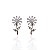 Brinco Folheado Ouro 18k e Prata 925 Flor Girassol Cravejada - Imagem 2