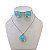 Conjunto Folheado Ouro 18k e Prata 925 Pedraria Redondo - Imagem 4