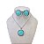 Conjunto Folheado Ouro 18k e Prata 925 Pedraria Redondo - Imagem 4