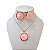 Conjunto Folheado Ouro 18k e Prata 925 Pedraria Quadrado - Imagem 3