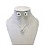 Conjunto Folheado Ouro 18k e Prata 925 Redondo Abaulado - Imagem 2