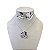 Conjunto Folheado Ouro 18k e Prata 925 Redondo Martelado - Imagem 2