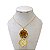 Colar Folheado Ouro 18k e Prata 925 Relicário Redondo - Imagem 2