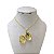 Colar Folheado Ouro 18k e Prata 925 Relicário Oval Nossa Senhora - Imagem 2
