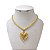 Colar Folheado Ouro 18k e Prata 925 Cordão Baiano Relicário Coração - Imagem 1