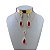 Conjunto Folheado Ouro 18k e Prata 925 Gota Comprida Cravejada - Imagem 8
