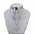 Conjunto Folheado Ouro 18k e Prata 925 Gota Comprida Cravejada - Imagem 2