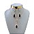 Conjunto Folheado Ouro 18k e Prata 925 Gota Comprida Cravejada - Imagem 6