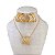 Conjunto Folheado Ouro 18k e Prata 925 X Cravejada - Imagem 4