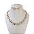 Conjunto Folheado Ouro 18k Coração Cravejado Dois Banhos - Imagem 1