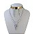 Conjunto Folheado Ouro 18k e Prata 925 Coração Riviera Cravejada - Imagem 2