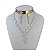 Conjunto Folheado Ouro 18k e Prata 925 Gotas Riviera Cravejada - Imagem 2