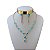 Conjunto Folheado Ouro 18k e Prata 925 Gotas Riviera Cravejada - Imagem 4