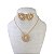 Conjunto Folheado Ouro 18k e Prata 925 Mandala Cravejada - Imagem 1