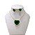 Conjunto Folheado Ouro 18k e Prata 925 Coração Cristal - Imagem 9