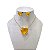 Conjunto Folheado Ouro 18k e Prata 925 Coração Cristal - Imagem 5