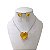Conjunto Folheado Ouro 18k e Prata 925 Coração Cristal - Imagem 11