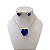 Conjunto Folheado Ouro 18k e Prata 925 Coração Cristal - Imagem 8