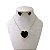 Conjunto Folheado Ouro 18k e Prata 925 Coração Cristal - Imagem 3