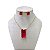 Conjunto Folheado Ouro 18k e Prata 925 Quadrado Cristal - Imagem 11
