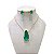 Conjunto Folheado Ouro 18k e Prata 925 Gota Comprida Cristal - Imagem 9