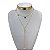 Colar Duplo Folheado Ouro 18k Discos Gravatinha Ponto de Luz - Imagem 1