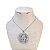 Colar Folheado Ouro 18k e Prata 925 Nossa Senhora das Graças Cravejado - Imagem 2