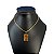 Corrente Masculina Folheado Ouro 18k Placa Cruz - Imagem 1
