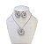 Conjunto Folheado Ouro 18k e Prata 925 Gota Vírgula Cravejada - Imagem 2