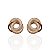 Brinco Folheado Ouro 18k e Prata 925 Mandala Cravejada - Imagem 1