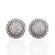 Brinco Folheado Ouro 18k e Prata 925 Mandala Cravejada - Imagem 2
