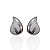 Brinco Folheado Ouro 18k e Prata 925 Gota Cravejada - Imagem 2