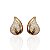 Brinco Folheado Ouro 18k e Prata 925 Gota Cravejada - Imagem 1