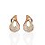 Brinco Folheado Ouro 18k e Prata 925 Gota Cravejada - Imagem 1