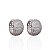 Brinco Folheado Ouro 18k e Prata 925 Redondo Cravejado - Imagem 2