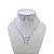 Conjunto Folheado Ouro 18K e Prata 925 Espírito Santo Madrepérola Cravejado - Imagem 2
