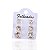Trio Brincos Folheado Ouro 18k e Prata 925 Redondo Inspiração VG - Imagem 1