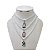 Colar Folheado Ouro 18k e Prata 925 Letra Inicial Cravejada Riviera - Imagem 2