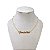 Colar folheado Ouro 18k Dizeres - Imagem 1
