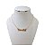 Colar folheado Ouro 18k Dizeres - Imagem 1
