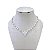 Colar Folheado Ouro 18k e Prata 925 Espírito Sando Pérolas - Imagem 1