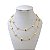 Colar Duplo Folheado Ouro 18k Flor - Imagem 1