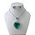 Conjunto Folheado Ouro 18k e Prata 925 Coração Cristal Cravejado - Imagem 7