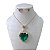 Conjunto Folheado Ouro 18k e Prata 925 Coração Cristal Cravejado - Imagem 5